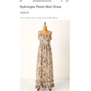 Silk Dress By Moulinette Soeurs Size 14 Perfect Wedding Guest Dress